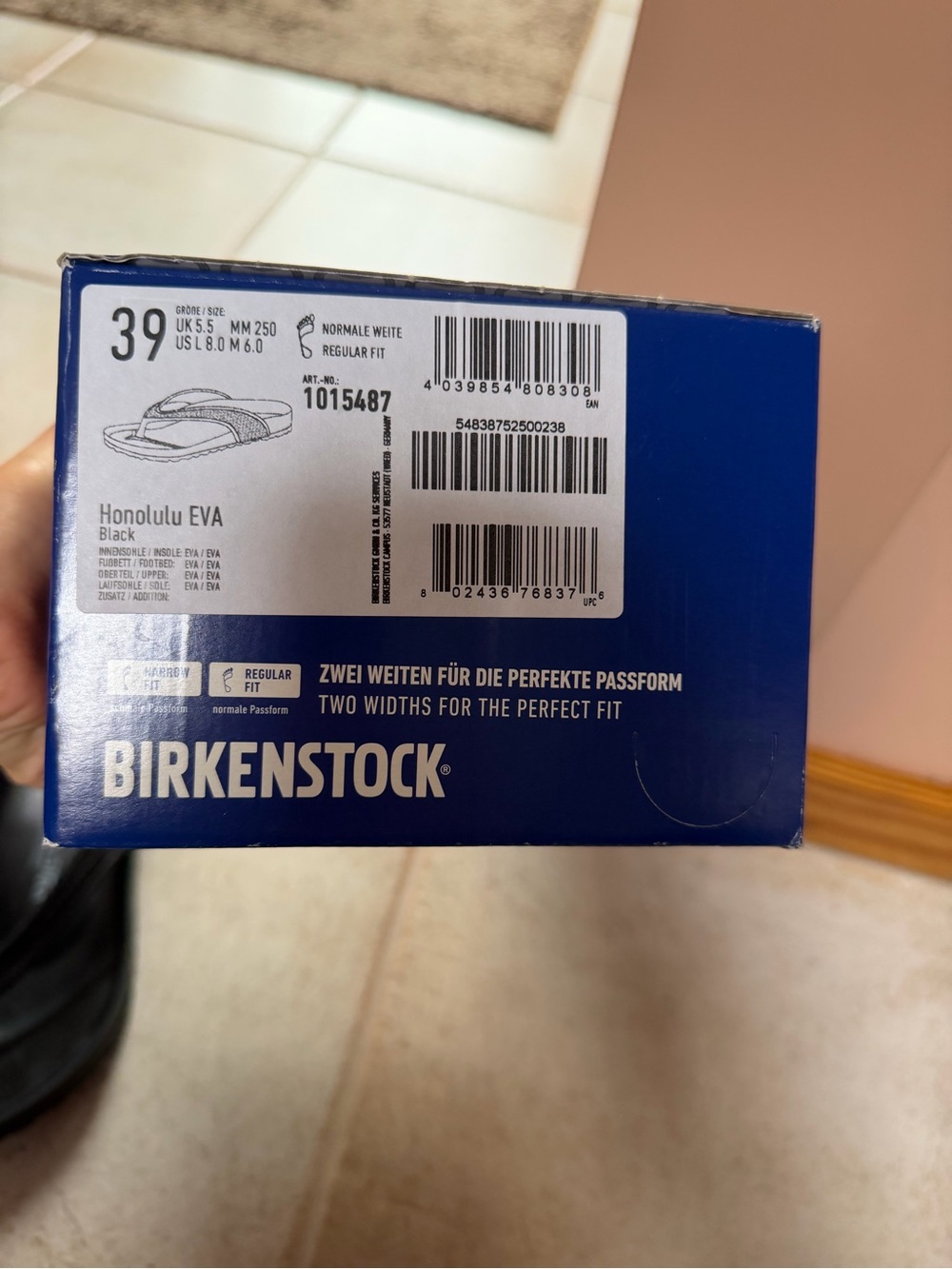 Black Birkenstock Honolulu Eva Flip Flop - Picture 4 of 7